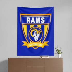 [Personalization Only] Official NFL Rams Allegiance Printed Personalized Wall Hanging