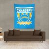 [Personalization Only] Official NFL Chargers Allegiance Printed Personalized Wall Hanging