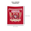 [Personalization Only] Official NFL 49ers Allegiance Printed Personalized Wall Hanging