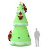 Inflatable Christmas Tree with LEDs 196.9"