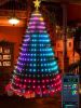 Smart Christmas Tree Lights with Remote & APP Control RGB Color Changing Waterproof String Lights